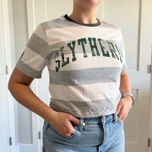 Wizarding World of Harry Potter Slytherin Crop Tee - Small
